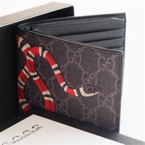 carteras gucci para hombres|billetera gucci serpiente.